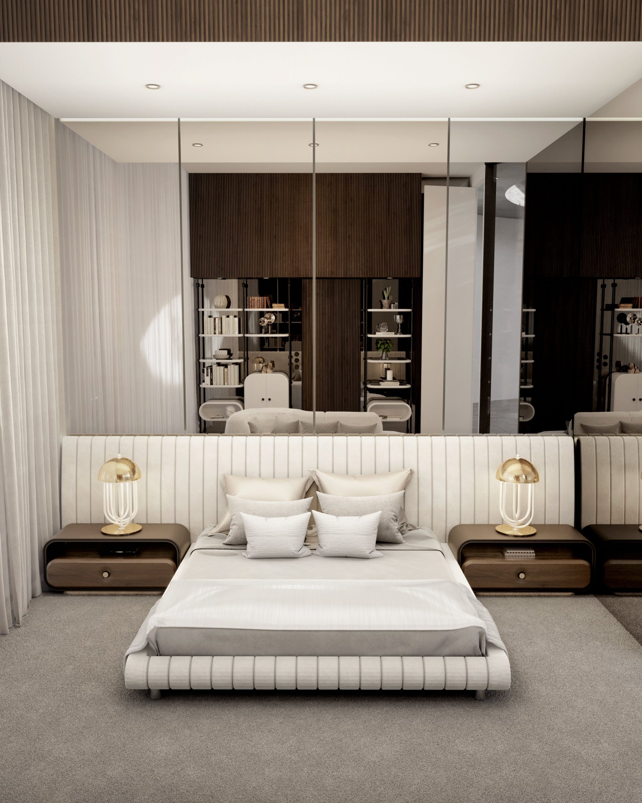 A LUXURY BEDROOM IN TIMELESS COLOURS