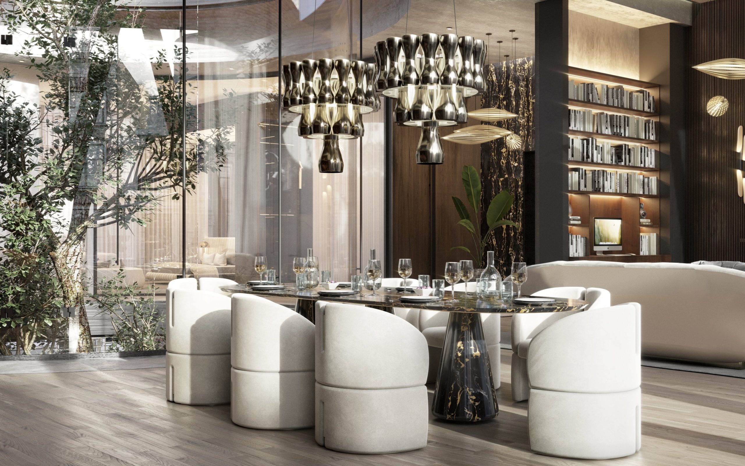 LET YOURSELF IMPRESS BY THIS LUXURY DINING ROOM